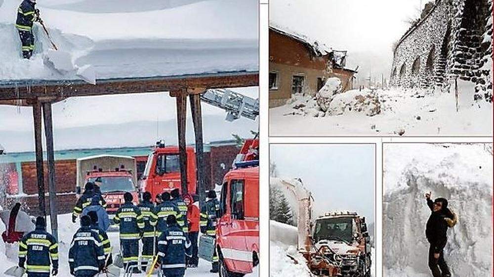 Anfang Jänner 2019 begann es im Norden des Bezirks Leoben unaufhaltsam zu schneien. Radmer war ganz, Eisenerz und Hieflau (Felssturz) teilweise von der Außenwelt abgeschnitten. In Wald am Schoberpass lag auch meterhoch der Schnee