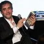 Deniz Yücel bei seinem ersten öffentlichen Auftritt in Berlin