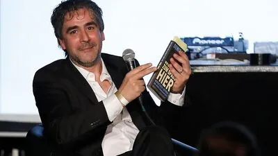 Deniz Yücel bei seinem ersten öffentlichen Auftritt in Berlin