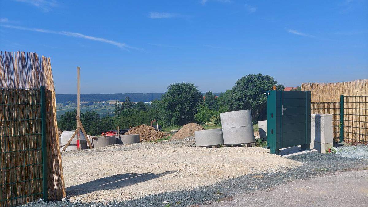 Die Baustelle sorgte im Sommer für Gesprächsstoff