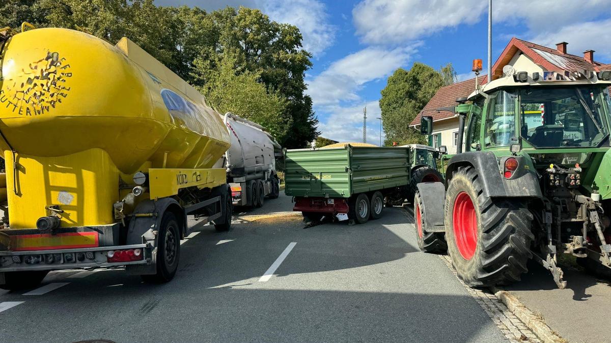 Beim Zusammenstoß wurde niemand verletzt