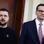 Polen Premier Mateusz Morawicki zeigt Wolodymyr Selenskyj die kalte Schulter - zumindest teilweise