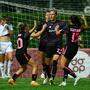 Carina Wenninger (2. von rechts) bejubelte in der Champions-League-Qualifikation ihr erstes Tor für die AS Roma
