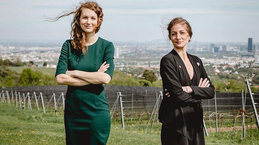 Technologie-Expertinnen Pia Seeberger und Valerie Herzog