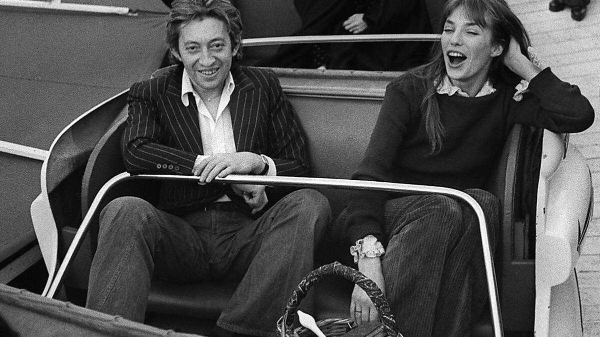 Jane Birkin war 21 Jahre alt und Serge Gainsbourg 40, als sie einander kennenlernten 