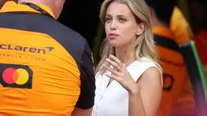 Margarida Corceiro zu Besuch beim McLaren-Team