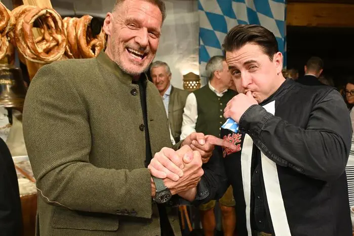Mr. Universum Ralf Möller und Mr. „I Sing a Liad für di“ Andreas Gabalier