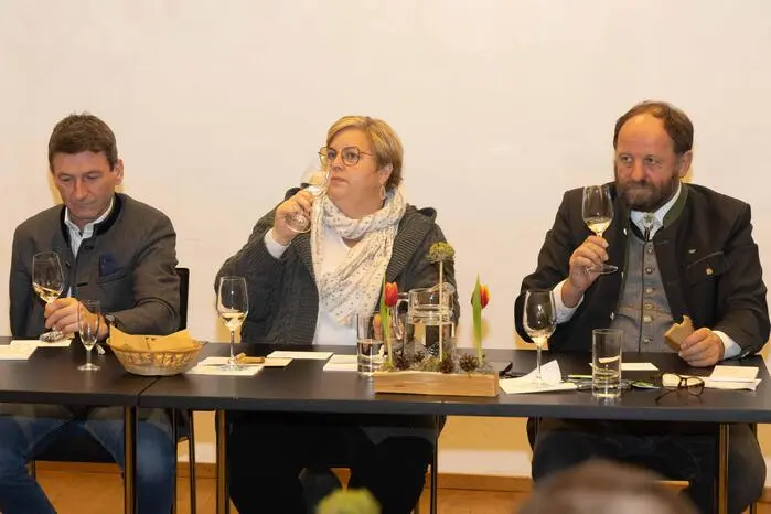 Insgesamt wurden 17 Qualitätsweine von Winzerinnen und Winzern aus der Region zur Verkostung eingereicht.