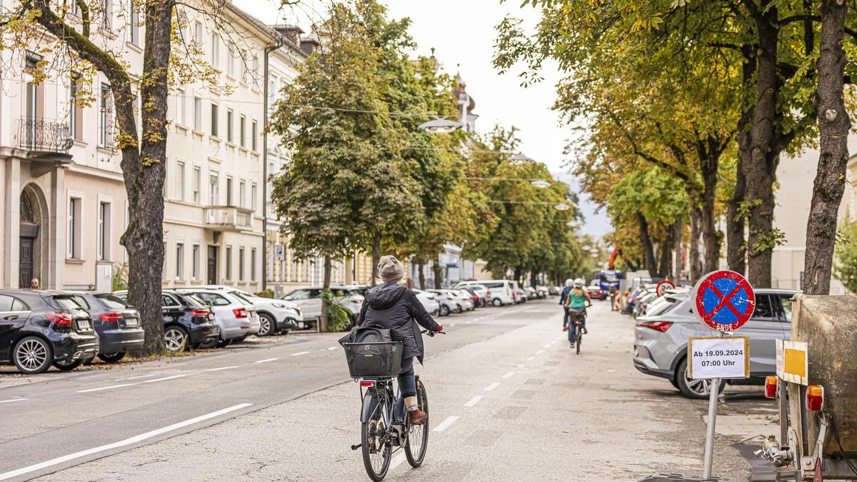 Mehr Platz für Radfahrer und Fußgänger. So lautet die Devise für die neue Bahnhofstraße