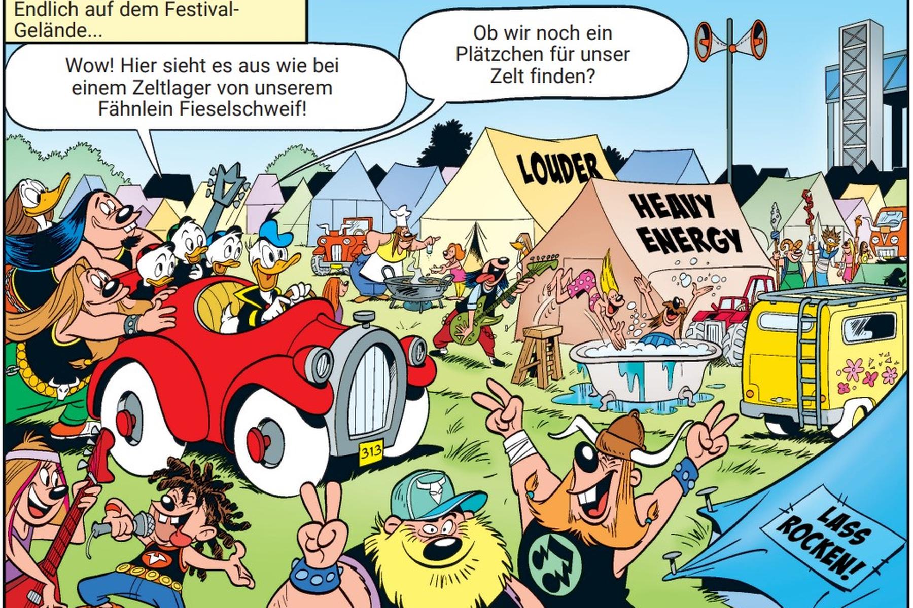 Comics: Entenhausen rockt die Realität: Auch Song Contest-Comic ist angedacht