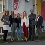Eva Wutte (GF Junge Wirtschaft Kärnten), Daniela Mörtl (JW-Team Hermagor), Anna Dermutz (Vize-JW-Bezirksvorsitzende), JW-Bezirksvorsitzende Ulrike Eder, Bernhard Flaschberger (JW-Team Hermagor) und JW-Landesvorsitzender Martin Figge