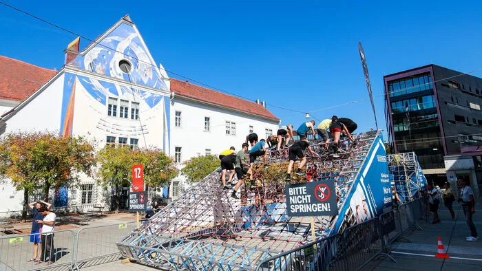 Bei strahlendem Spätsommerwetter ging an diesem Wochenende der Grazathlon über die Bühne