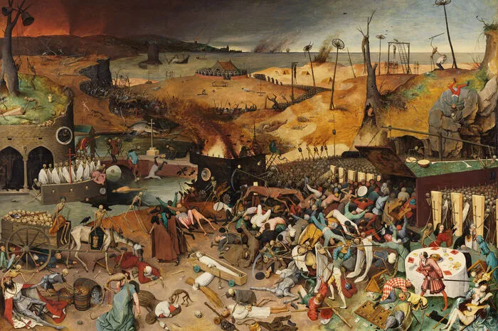 "Der Triumph des Todes", gemalt vermutlich nach 1562. Museo Nacional del Prado