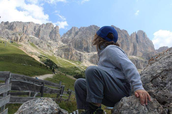 Der Rosengarten lädt zum Wandern ein