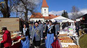 Die Marktkapelle Eberndorf/Kühnsdorf führt den traditionellen Umzug am Samstag an