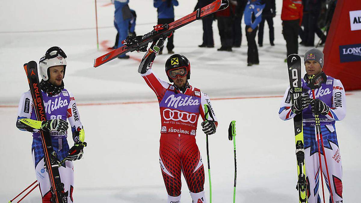 Auch 2018 triumphierte Marcel Hirscher in Alta Badia