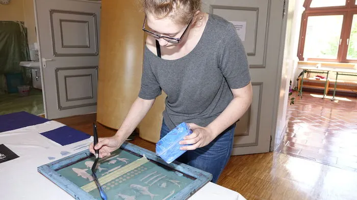 Der Kreativität sind beim Kurs "Experimenteller Siebdruck" im Rahmen der Styrian Summer Art keine Grenzen gesetzt.