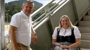 Marketing-Chefin Daniela Mayr und Geschäftsführer Sport Matthias Imhof führen die Austria derzeit gemeinsam