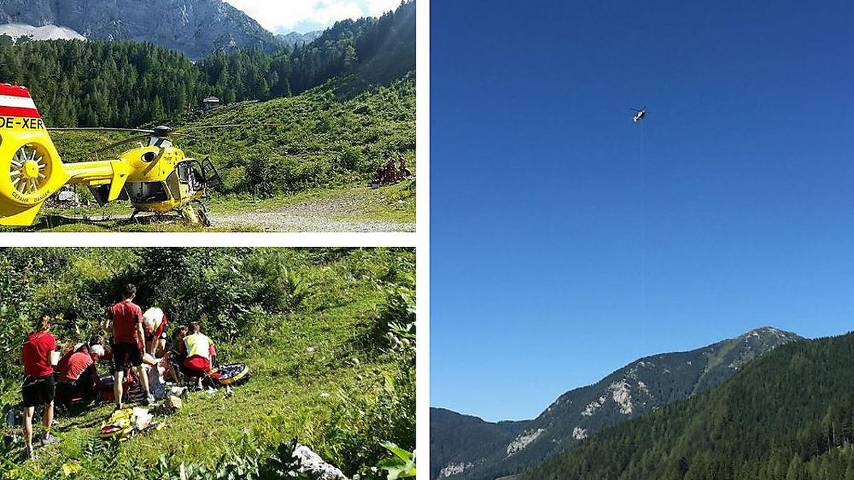 Bilder von der dramatischen Rettung vor einem Jahr