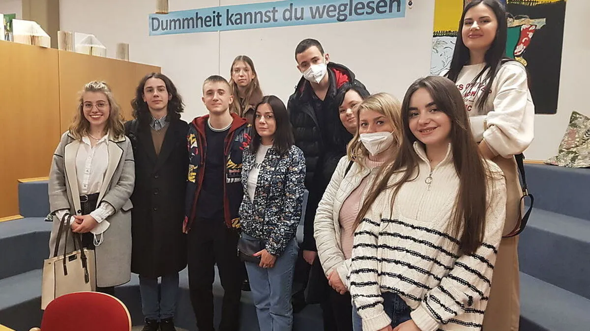 Die ukrainischen Jugendlichen im BORG Deutschlandsberg