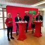 Gabriele Kolar, Gernot Esser, Max Lercher, Lydia Künstner-Stöckl und Stefan Steinberger bei der Kandidatenpräsentation im Sternenturm Judenburg