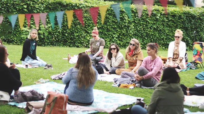 Ein Picknick fand im Mai statt