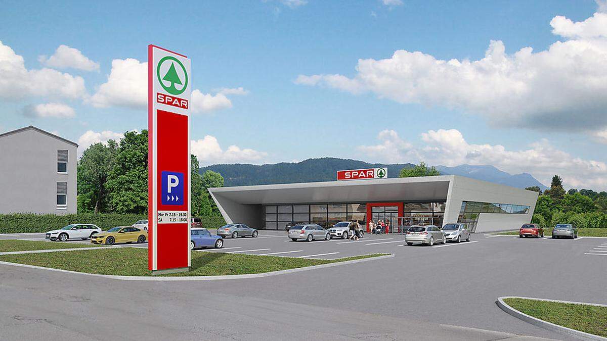 So wird der neue Spar-Markt aussehen