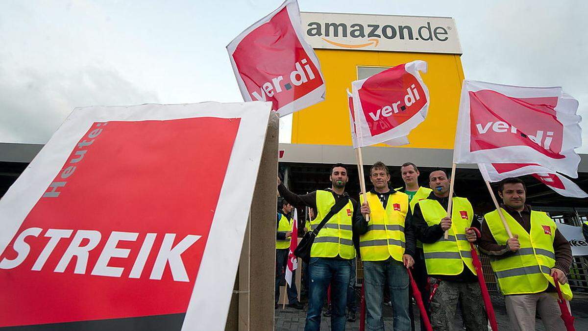 Streik bei Amazon in Deutschland im Mai 2013