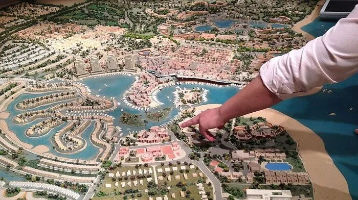 So sah der Plan des verstorbenen, kuwaitischen Investors aus. Teile davon wurden bereits realisiert