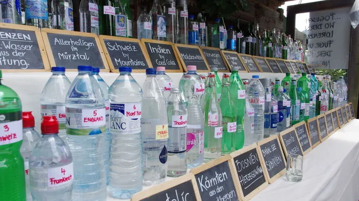 Die Steirereck-Gäste haben fleißig Wasserproben abgeliefert ...