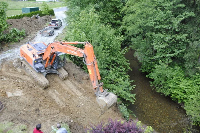 ... bis vor drei Jahren der Bagger kam.