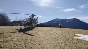 Zwei Notarzthubschrauber flogen die Verletzten in umliegende Spitäler