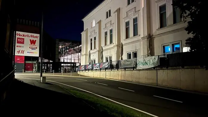 Ein Schaltfehler legte die Flutlichter am „Stadtbichl“ in der Leobener Innenstadt für einige Wochen lahm
