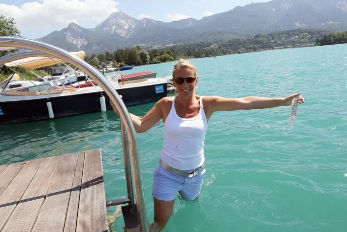 Strandbadgeschichte Faaker See, Ossiachersee und Silbersee, Sommer Sonne Sonnenschein in den Bädern rund um Villach