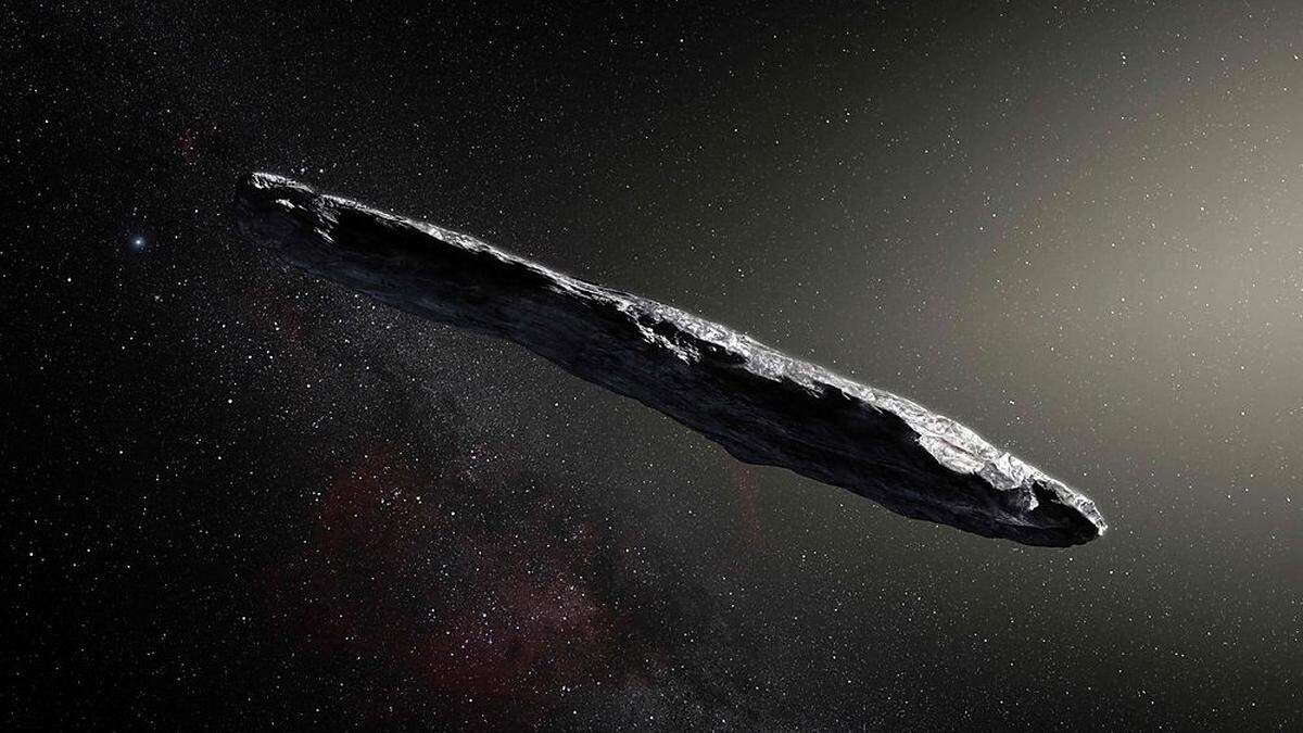 Der Asteroid &quot;Oumuamua&quot;: 400 Meter langes Objekt