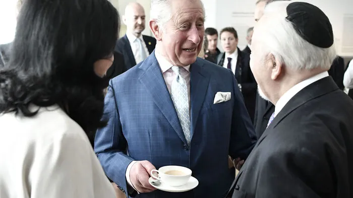 Der Tag der Royals begann mit einem Besuch des jüdischen Museums.