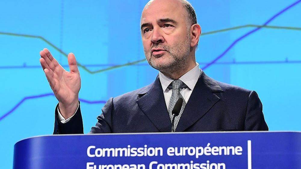  EU-Wirtschafts- und Währungskommissar Pierre Moscovici 