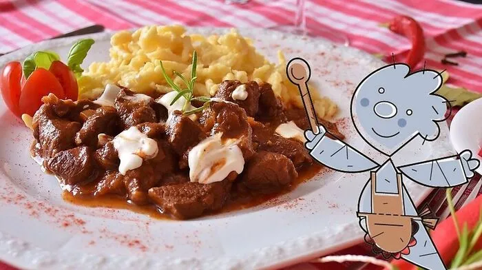 Kalbsschulter mit Spätzle (Symbolbild)