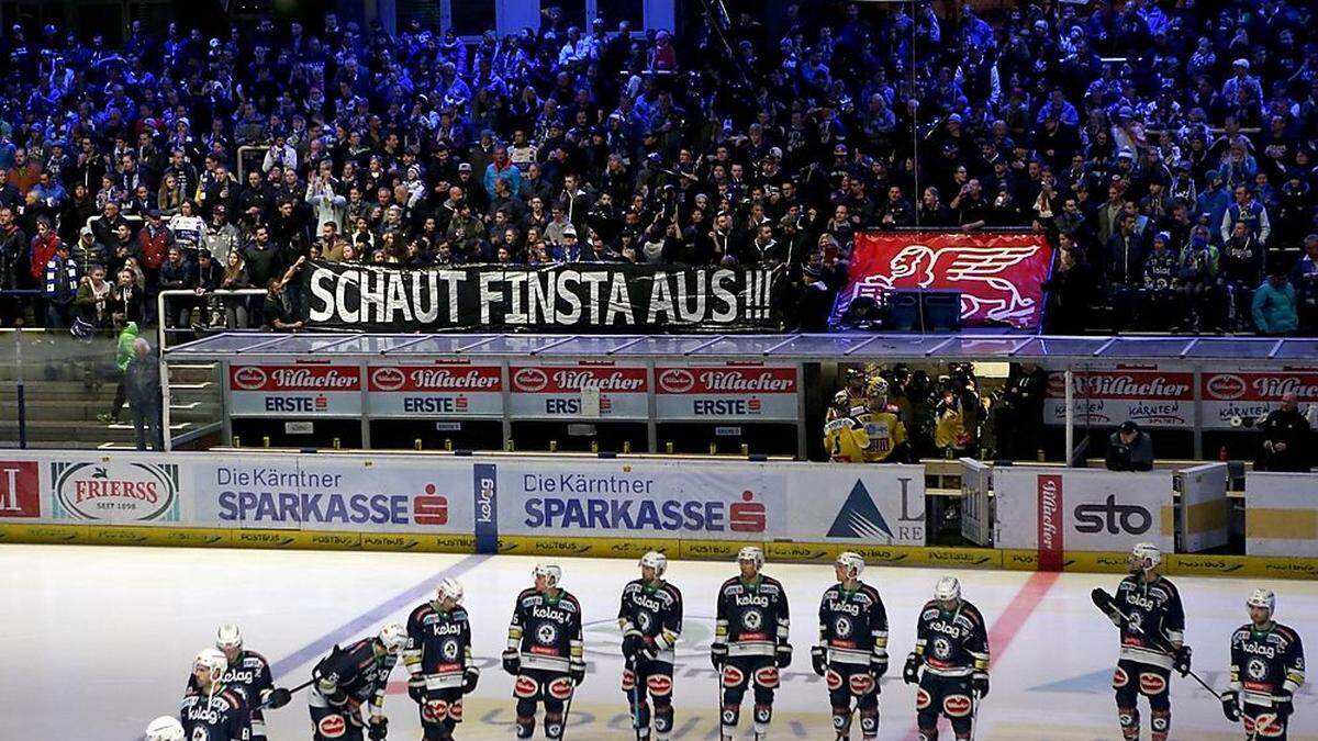 Für die Fans von „Absolut Villach“ gingen nun die Lichter aus. Sie wurden vom VSV mit Hallenverbot belegt