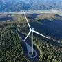 Die Windräder auf rund 1200 bis 1400 Meter Seehöhe sorgen für rund 80 Millionen kWh/Jahr