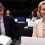 EU-Parlamentspräsident David Sassoli, designierte Kommissionschefin Ursula von der Leyen: Machtprobe