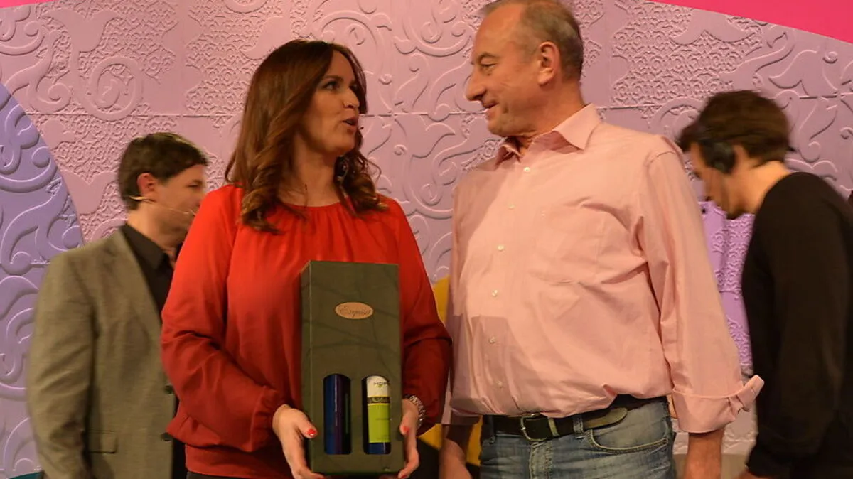 Obmann Franz Kremser mit Barbara Karlich