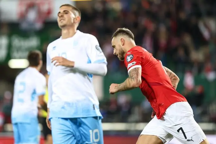 Schon nach acht Minuten traf Arnautovic vor 37.500 Zuschauern zum ersten Mal