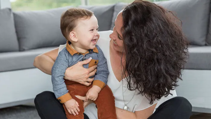 Babsi Koitz mit Sohn Noah