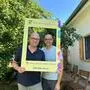 Der Vereinsobmann von Queer Süd Martin Zirngast-Fahrenberger und Ehemann Christoph Zirngast veranstalten das Pride-Hoffest