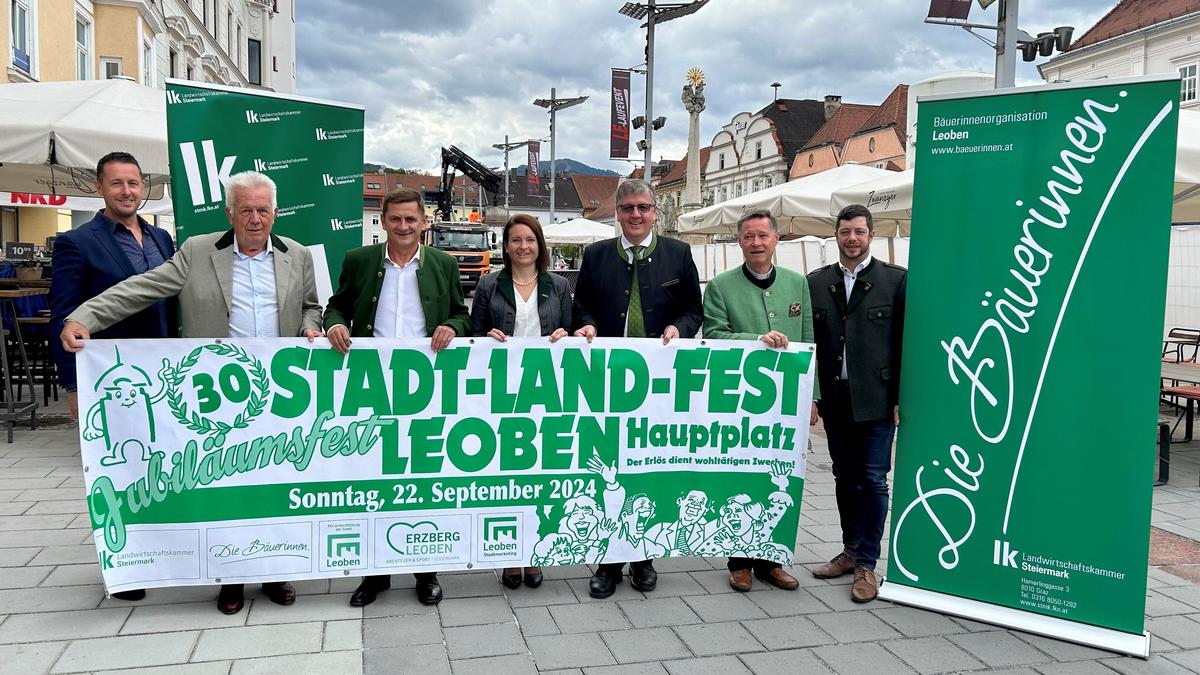 Ein großes Jubiläum steht für das Stadt-Land Fest in Leoben an