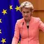 The President of the European Commission Ursula Von der Leyen addresses her first state of the union speech during a plenary session at the European Union Parliament in Brussels on September 16, 2020. (Photo by JOHN THYS / AFP)