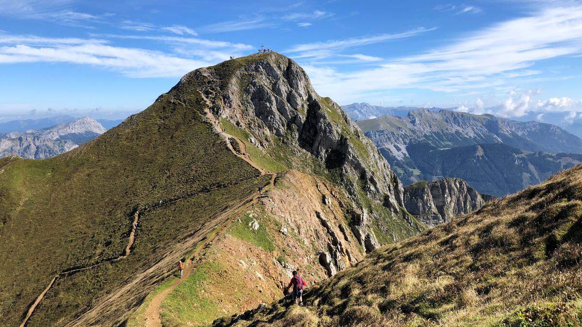 Beim Abstieg vom Reichenstein kam eine 56-jährige Frau zu Sturz