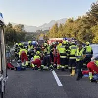 Schwerer Unfall auf der A11 Karawankenautobahn