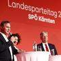 Andreas Babler war 2022 beim Kärntner SPÖ-Parteitag dabei, damals als Bürgermeister von Traiskirchen
